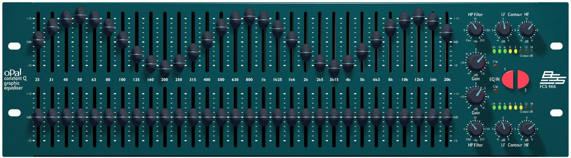 Egaliseur stereo bss fcs 966
